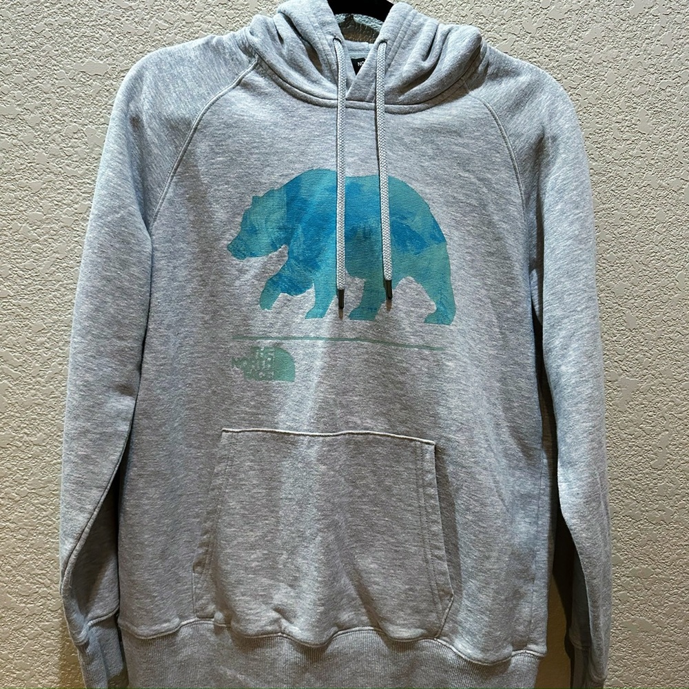 North face bear hoodie